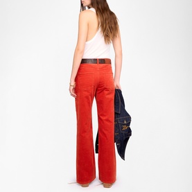 Evy Wide Leg Corduroy Trousers