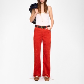 Evy Wide Leg Corduroy Trousers