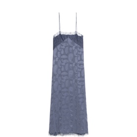 Ridar Paisley Silk Slip Dress