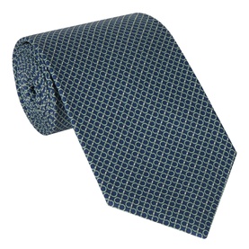 Logo Lettering Silk Tie
