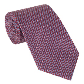 Logo Lettering Silk Tie