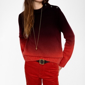 Ombr&eacute; Cashmere Sweater