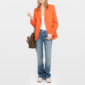 Vanille Single-Breasted Blazer
