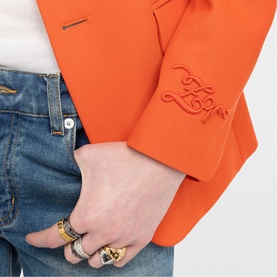 Vanille Single-Breasted Blazer