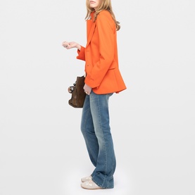 Vanille Single-Breasted Blazer