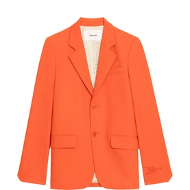 Vanille Single-Breasted Blazer