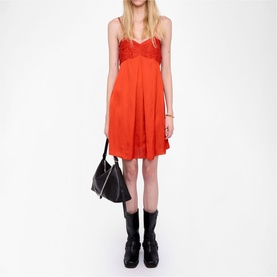 Rippies Pleated Mini Dress
