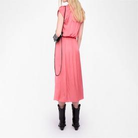 Randall Ruffle Flared Dress