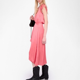 Randall Ruffle Flared Dress