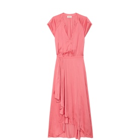 Randall Ruffle Flared Dress