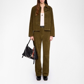 Lessa Suede Leather Jacket