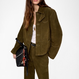 Lessa Suede Leather Jacket