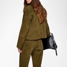 Lessa Suede Leather Jacket