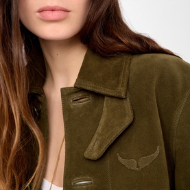 Lessa Suede Leather Jacket