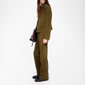 Lessa Suede Leather Jacket