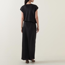 Draped Cowl Dress