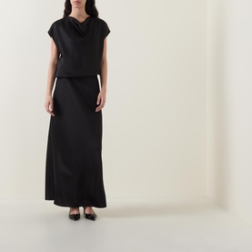 Draped Cowl Dress