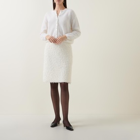 Featherly Fringe Skirt