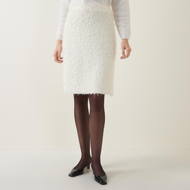 Featherly Fringe Skirt