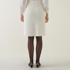 Featherly Fringe Skirt