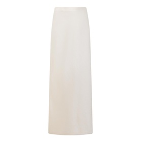 Satin Column Skirt