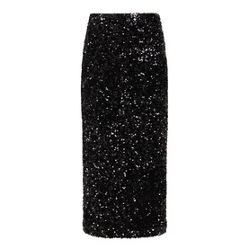 Sequin Velvet Skirt