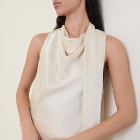 Satin Scarf Top