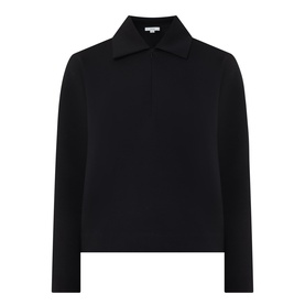 Half Zip Polo Sweatshirt