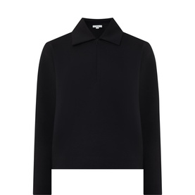 Half Zip Polo Sweatshirt