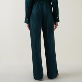 High-Rise Fluid Trousers