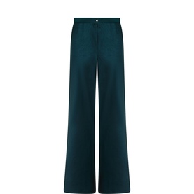 High-Rise Fluid Trousers