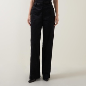 Velvet Wide Leg Trousers