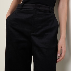Velvet Wide Leg Trousers