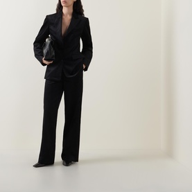 Velvet Wide Leg Trousers