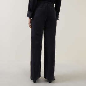 Wide Leg Corduroy Trousers