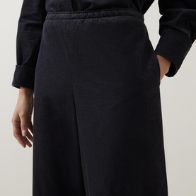 Wide Leg Corduroy Trousers