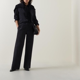 Wide Leg Corduroy Trousers