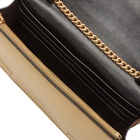 CK Logo Metallic Clutch