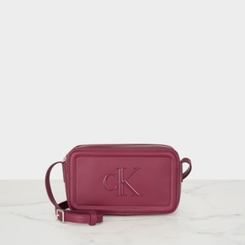 CK Logo Camera Crossbody Bag