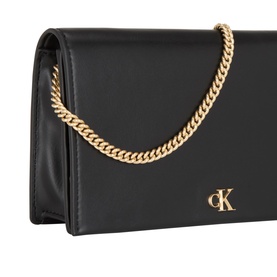 CK Logo Metallic Clutch