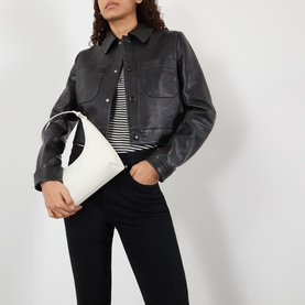 Foil Logo Convertible Shoulder Bag