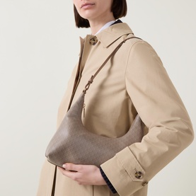 CK Logo Emblem Shoulder Bag