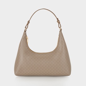 CK Logo Emblem Shoulder Bag