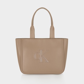 CK Logo Medium Tote Bag