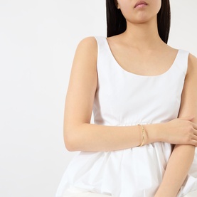 C-Logo Hinged Bangle Bracelet