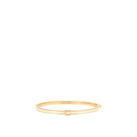 C-Logo Hinged Bangle Bracelet