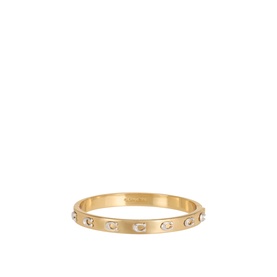 C Logo Hinged Bangle Bracelet