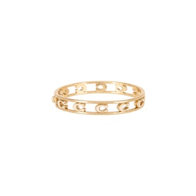 C-Logo Open Hinged Bangle