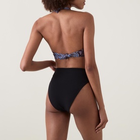 High-Rise High Leg Bikini Bottoms