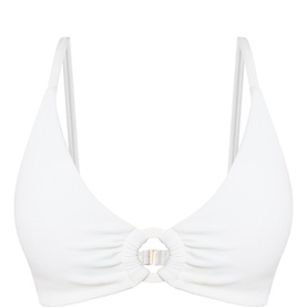 Isla Ring Detail Triangle Bikini Top